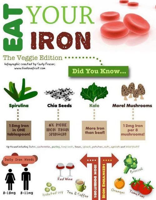 food sources of iron